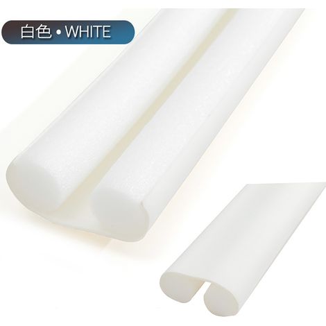 Cale-porte, bloque-porte pour bas de porte, coupe-bruit, bloque-courant d'air, joint de porte double réglable. (1/5)