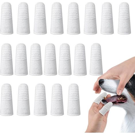 Lot de 20 Brosses à Dents pour Chiens et Chats, pour L'hygiène Dentaire (1/5)