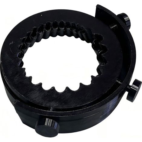 Cet affûteur de forets convient pour affûter les forets de 0,1 à 12 mm sur une meuleuse d'angle.noir (1/5)