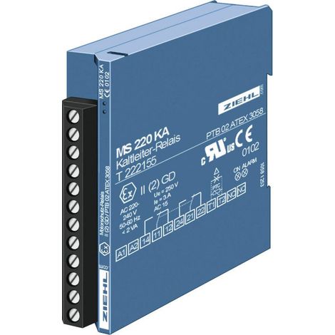 Ziehl MS 220 KA T222445.CO Relè protezione motore con termistore Numero uscite relè: 1