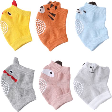 6 paires de genouillères antidérapantes pour bébé rampant, adaptées aux hommes et aux femmes. (1/5)