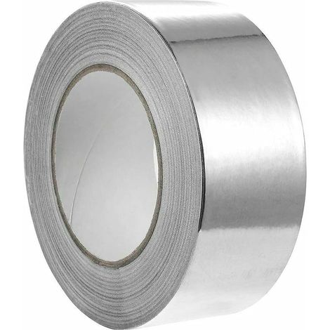 Ruban Adhésif Aluminium - Étanche Feu Chaleur Eau - Pour Réparation Isolation Étanchéité - 48 mm x 50 m - 1 Rouleau (1/5)