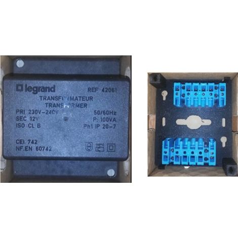 Legrand 042061 Spot-Transformator 100VA 230/12V