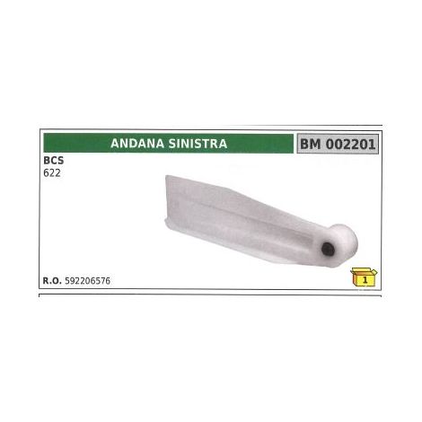 Hilera izquierda para bcs 622 segadora de motor