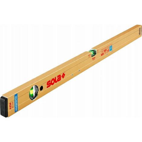 Sola AZM livello a bolla dorato 180 cm robusto