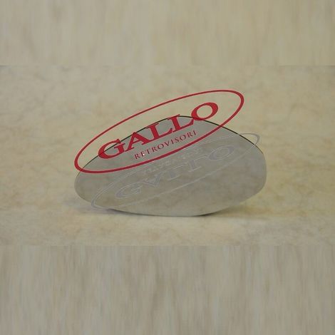 Vetro specchio retrovisore lato-dx compatibile moto piaggio typhoon 50/125 (1/4)