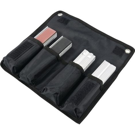 Rohr-/Schutzbackenset f.Backen-B.100mm 8tlg.in Tasche Alu.