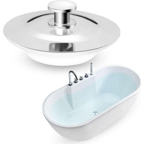Bouchon pour canalisation d'évier, bouchon d'évier universel à usage domestique, bouchon d'évier avec joint en caoutchouc, bonne performance d'étanchéité, antiodeur, adapté à l'évier de cuisine de (1/5)