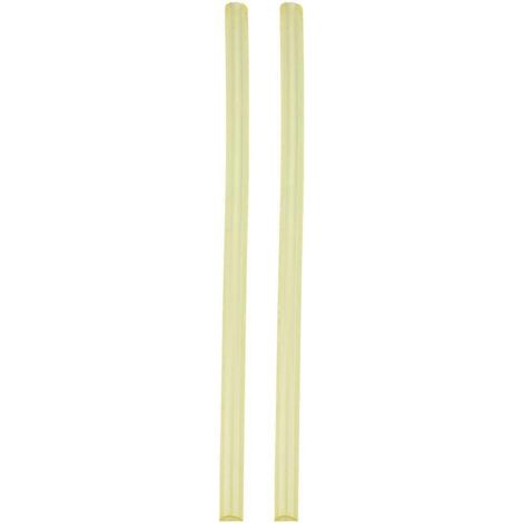 Tige creuse ronde de haute qualité en polyuréthane (PU), jaune, diamètre extérieur 20 mm, diamètre intérieur 8 mm, longueur 500 mm (1/4)