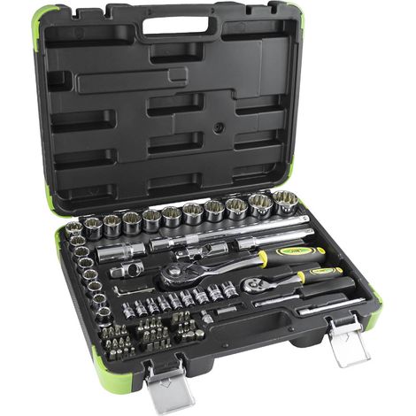 Set di attrezzi Jbm 53074 74 pezzi 72 denti