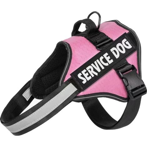 Hundegeschirr, Westendesign, Langlebiges Material, M, Rosa (1/2)