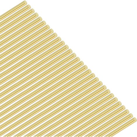 30 Pcs Barre en Laiton 0.7mmx300mm Tiges Rondes (1/5)