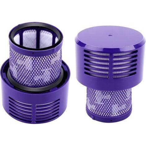 Filtre pour Dyson V10 SV12, Filtre pour Dyson Cyclone V10 SV12 Série V10 Absolute/Animal/Total Clean/Motorhead Aspirateur, Accessoires de filtre de rechange (lot de 4) (V10) (1/5)