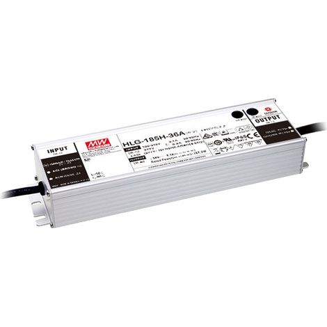 Alimentatore switching Meanwell HLG-185H-12-A LED 156W 12V 13A 90-305VAC 127-431VDC IP65
