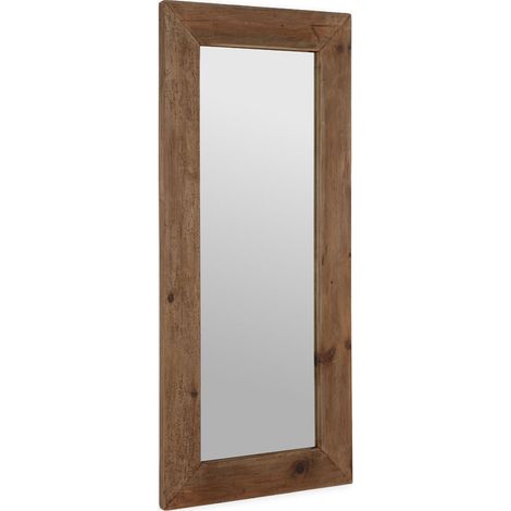 Miroir en bois de pin naturel vieilli - naturel vieilli (1/5)