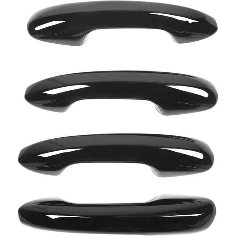 Jeffergarden Coque de poignée de porte extérieure – Noir brillant, remplacement pour Mercedes-Benz Classe C W206 2022+. Protège la peinture d'origine. (1/5)
