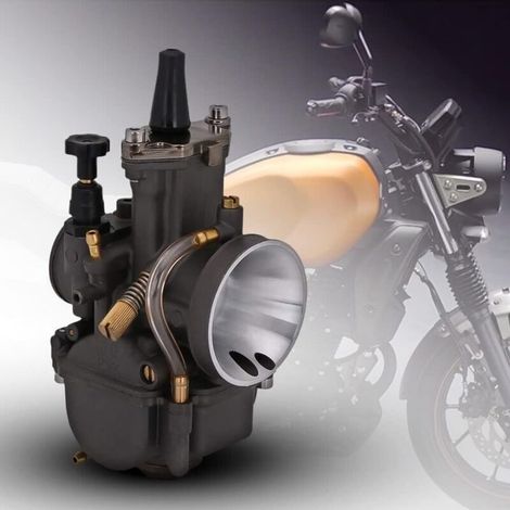 RACING PWK 34-mm-Vergaser für GY6 125 cm³, 150 cm³, 170 cm³, 200 cm³, 250 cm³, 2-Takt und 4-Takt – Dunkelgrau (1/5)