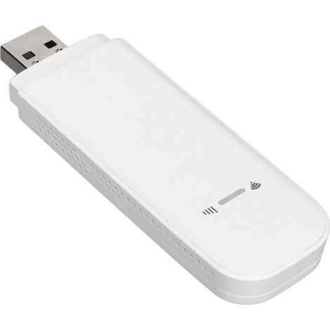 Routeur WiFi 4G blanc, emplacement pour carte SIM, jusqu'à 8 utilisateurs, signal stable de 150 Mbps, modem WiFi USB 4G LTE pour tablette, ordinateur portable et téléphone. (1/5)