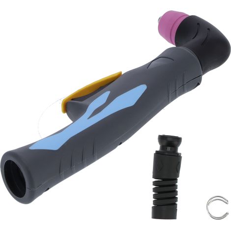 Tête de torche de soudage plasma à poignée courbée, pistolet de soudage cuivre, accessoires de découpe électrique AG60F (1/5)