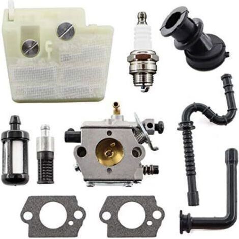 Carburateur complet kit pour tronçonneuse STIHL MS240/260 avec filtres et bougie (1/5)