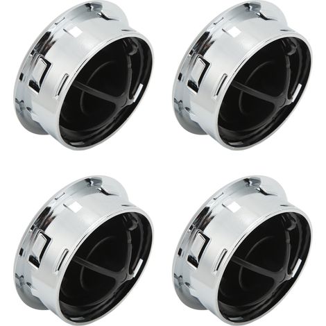 grilles d'aération pour climatisation, en ABS noir et argent électroplaqué, pour yacht, bus ou bateau (1/5)
