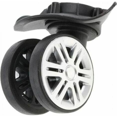 2 Pcs Double Roulement À Rouleaux Roue Trolly Valise Roulettes 360 Pivotant Réparation-Partie (1/5)