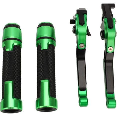 Geeignet für universelle Gelgummi-Motorradlenkergriffe, sowohl auf der konkaven als auch auf der konvexen Seite verwendbar, kompatibel mit Kawasaki Ninja ZX6R, ZX10R, 250, 300, 400, 650 und 1000cc Mod