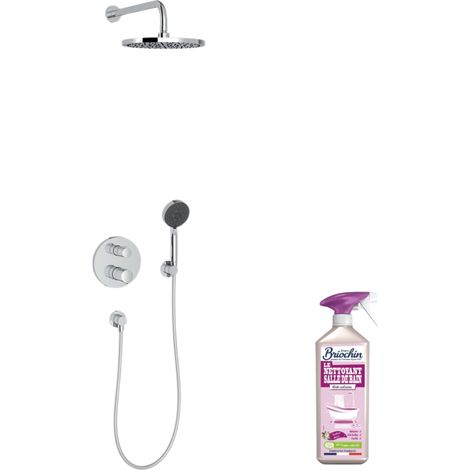 Colonne de douche encastrée thermostatique JACOB DELAFON Modulo + nettoyant