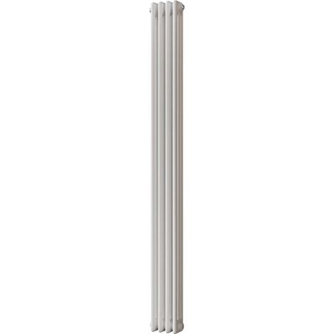 Alpha - White Vertical Column Radiator H1800mm x W198mm 3 Column