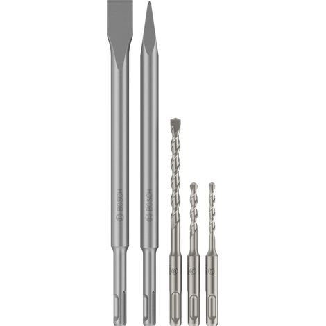 Bosch Drill Bit SDS plus-3C Chisel and Drill Bit Set, 5pcs 2607012087 (1/5)