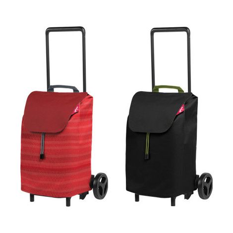 Carro de compras Gimi Easy Black – 40 L con ruedas Ø 15 cm – estructura de acero