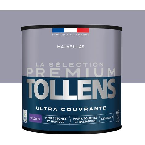 Tollens - Peinture intérieure couleurs - La Sélection Premium Velours - Ultra Couvrante - Mauve Lilas 0,5 L - 6m²