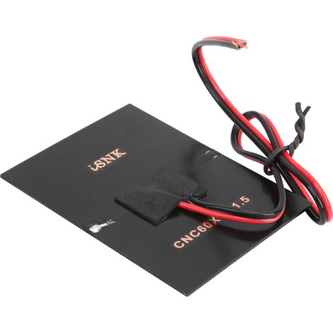 5 pièces mini panneaux solaires 0.65W 1.5V avec câbles 30cm pour projets DIY, cellules 60x80x3mm (1/5)