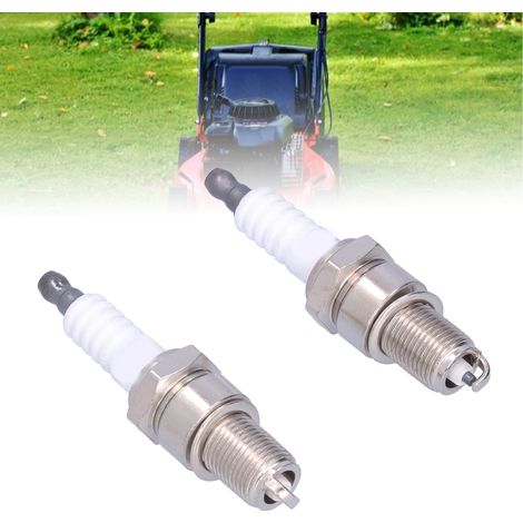 Lot de 2 bougies d'allumage de rechange F6RTC pour moteur de torche MTD 951-10292 751-10292 et tondeuse à gazon 131-039. (1/5)