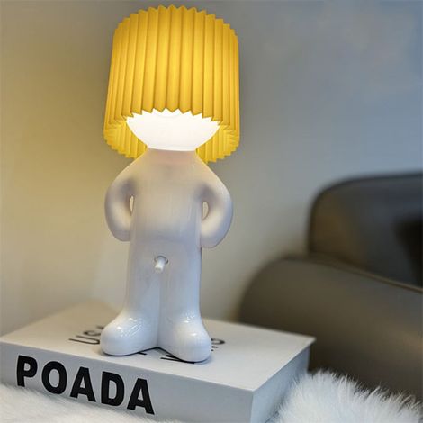Lampe de table led jaune, lampe de chevet, veilleuse, lampe usb, lampe décorative de bureau, table de chevet de chambre à coucher (1/5)