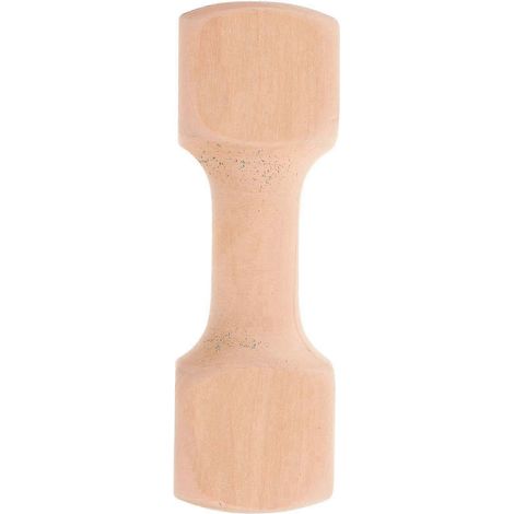 Jouet à mâcher en bois en forme d'haltère pour chiens, accessoires pour chiots (1/5)