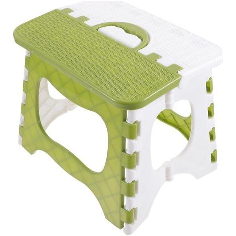 Tabouret Pliant Portable Léger 8.07 Pouces Petit Tabouret Pratique pour Maison Salon Salle De Bain Facile À Ouvrir Et Nettoyer Gain De Place (1/5)