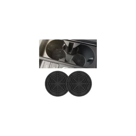 Adecuado para portavasos de coche de PVC Lntyq (paquete de 2), posavasos universales para coche, portavasos antideslizantes, posavasos redondos para coche, accesorios de revestimiento interior para co (1/2)