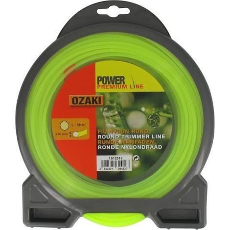 Coque fil nylon rond OZAKI 28 m diamètre 3,00 mm (1/3)
