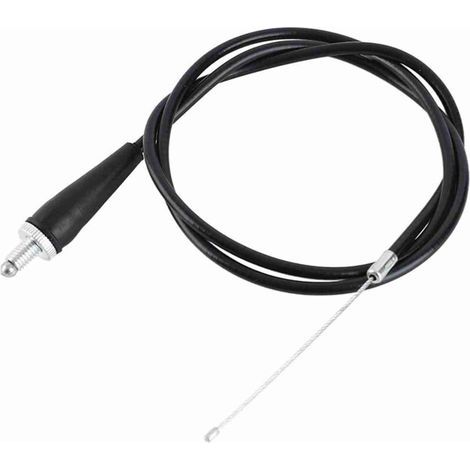 Ligne de câble d'accélérateur de moto à tête droite M8 de 110cm, pour moteur Pit Dirt, vélo de piste, Motocross (1/5)