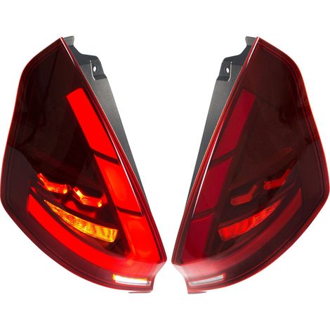 Ensemble de Feux Arrières, S'adapte à Ford Fiesta 2008-2020, Étanche IP67, Tension de Fonctionnement 12V, Lumens 3400LM, Clignotant Séquentiel (1/5)