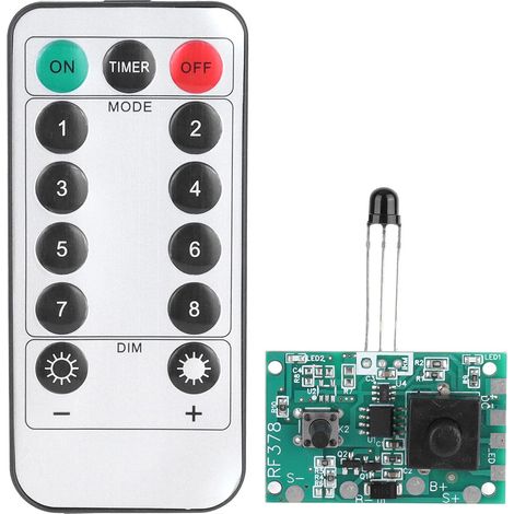 Scheda di controllo per luci solari – circuito per luci a catena – facile da usare – per esterni/giardino