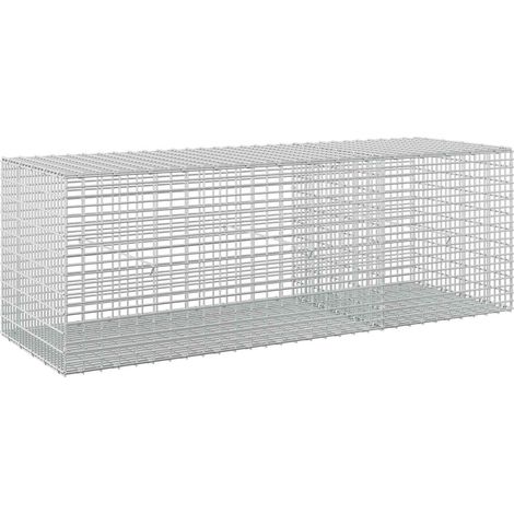 vidaXL Gabion with 3.5 mm Wire and 5x2.5 cm Mesh 150x50x50 cm (1/5)