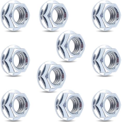 10 Pièces 503220001 531300382 530015917 Écrou de guide de tronçonneuse pour Craftsman compatible Echo ES300 CS490 (1/5)