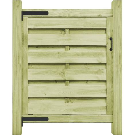 Portillon Bois de pin imprégné 100x100 cm Vert