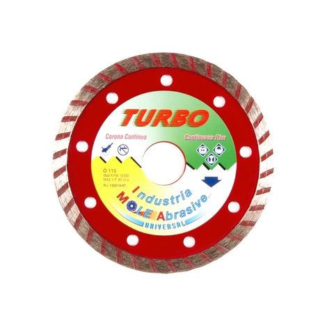 DISCO DIAMANTATO TURBO HOBBY- Diam. 115 mm- FF- pezzi 1 (1/2)
