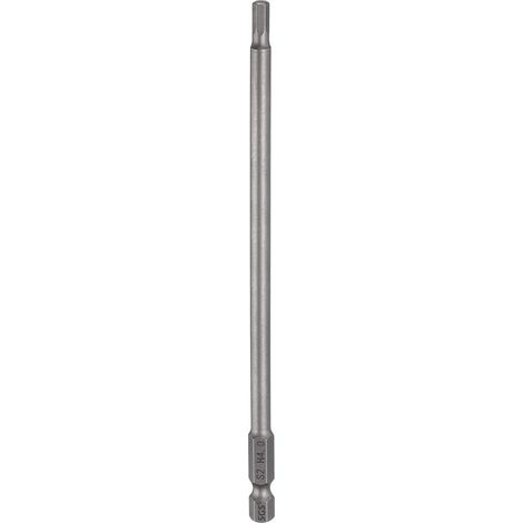 Embout de Tournevis Hexagonal 4mm Métrique Pointe Plate 1/4" Tige Hexagonale 300mm (12") Longue Magnétique Embouts de Tournevis à Douille Hexagonale (1/5)