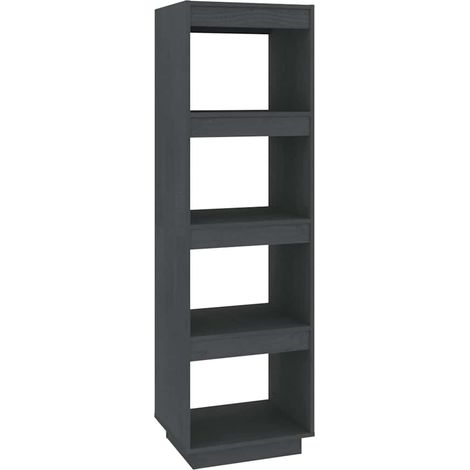 Maison Exclusive - Bibliothèque/Séparateur de pièce gris 40x35x135 cm pin massif (1/5)