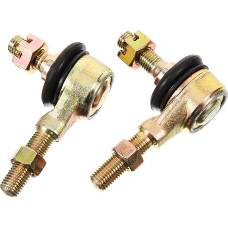 NUOBESTY Paquet de 1 Paire de Rotules de Direction M10 Filetées pour Quad et Kart 110-250cc, Embouts de Biellette en Fer Solide, (1/5)