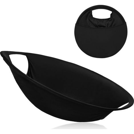 Panier à linge pliable pour un rangement et un transport faciles, grand panier à linge pliable, compatible avec les sèche-linge et les lave-linge (1/4)